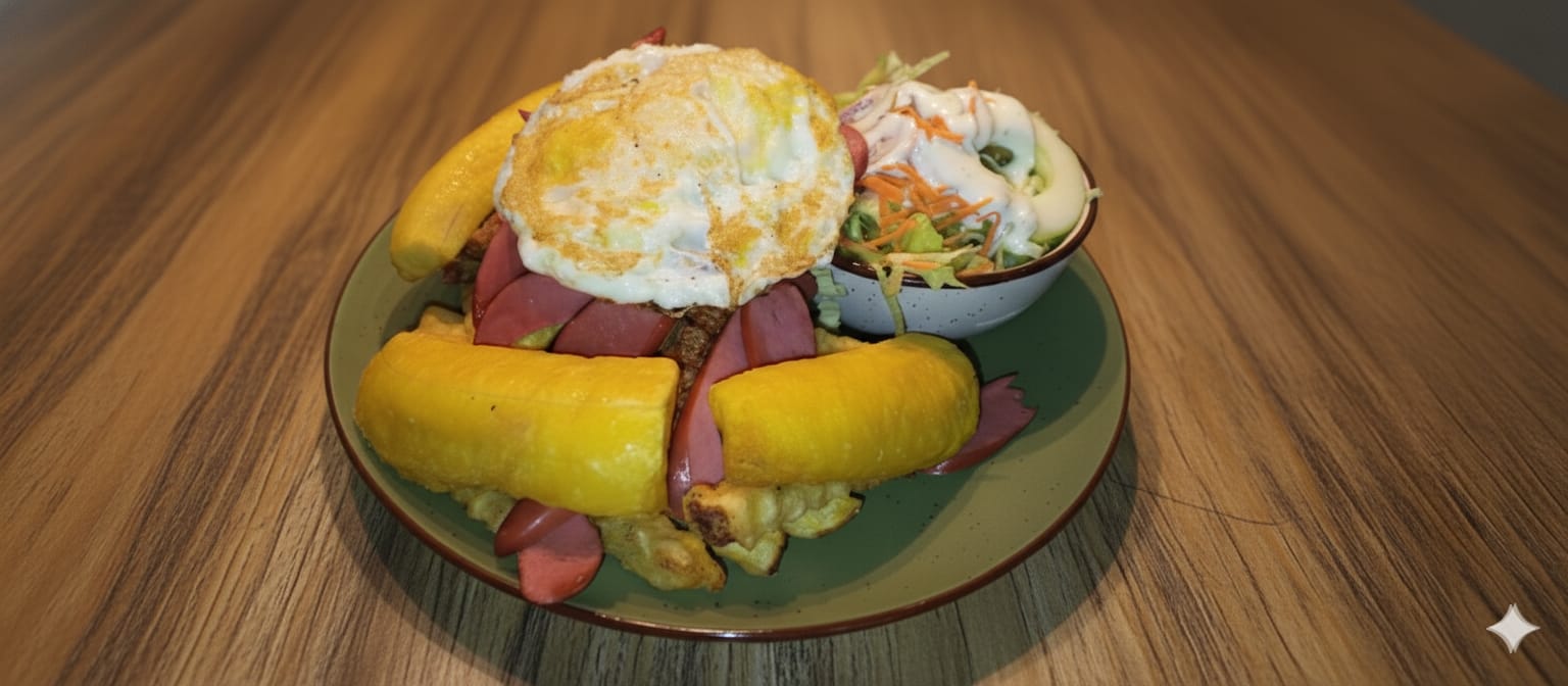 salchipapa a lo pobre